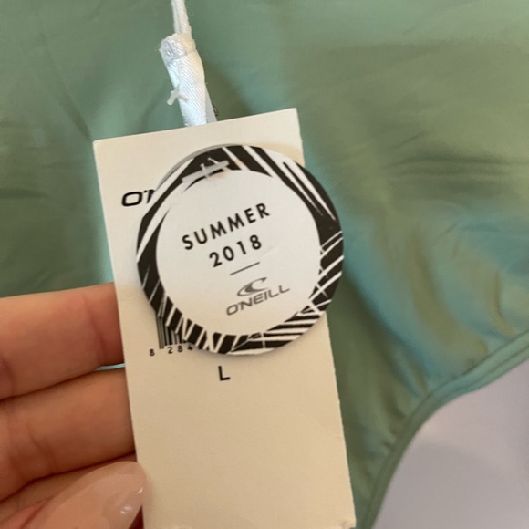 O'Neill Women's Salt Water Solids light sea green One Piece Swimsuit - Picture 11 of 11